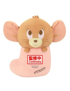Peluche banpresto tom y jerry super big plush jerry en calcetin