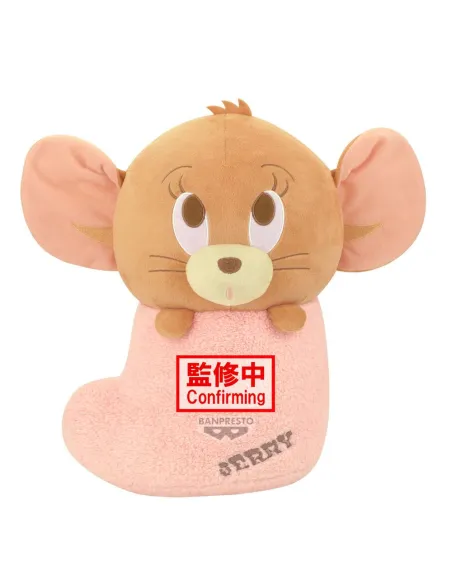 Peluche banpresto tom y jerry super big plush jerry en calcetin