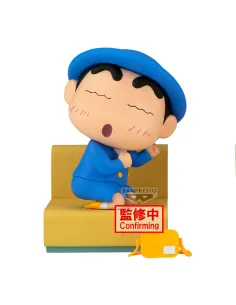 Figura banpresto crayon shinchan nakayoshi memories let's go to kindergartnen with nene - chan a: shinnosuke