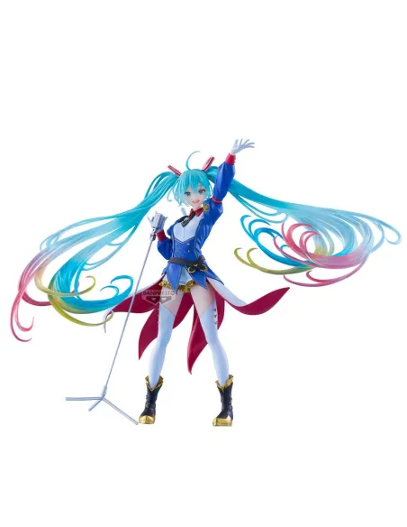 Figura banpresto gundam 45th×hatsune miku evolve