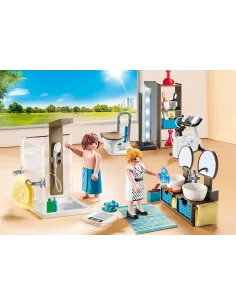 Playmobil ciudad casa moderna baño