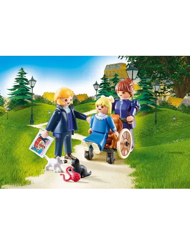 Playmobil heidi clara padre y señorita rottenmeier