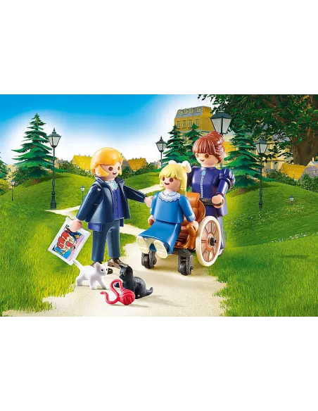 Playmobil heidi clara padre y señorita rottenmeier
