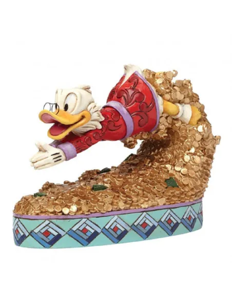 Figura enesco disney clasicos tio gilito nadando en dinero