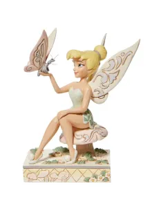 Figura enesco disney peter pan campanilla con mariposa navidad
