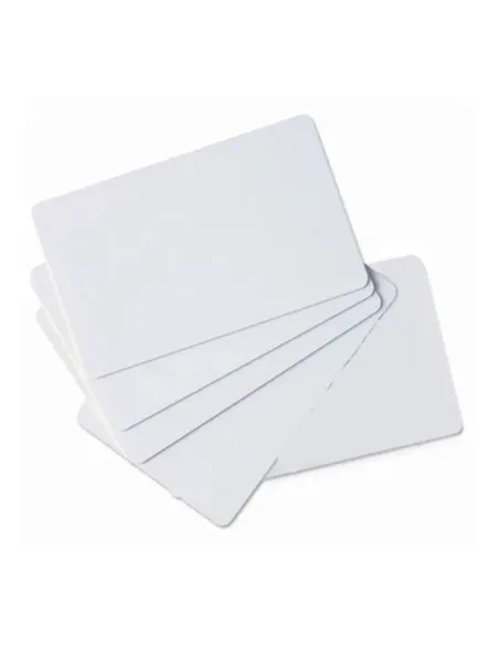 Tarjeta pvc blanca zebra premier pack - 100u