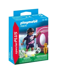 Playmobil special plus futbolista con muro de gol