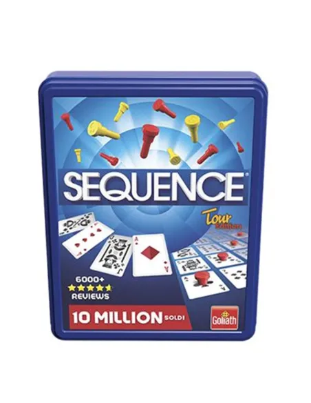 Juego de mesa sequence caja metalica pegi 7
