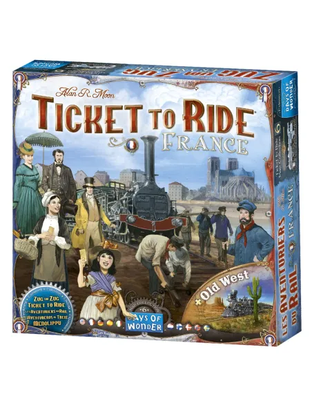 Juego de mesa aventureros al tren francia (+ el viejo oeste) pegi 8 Juego de mesa aventureros al tren francia (+ el viejo oeste) pegi 8