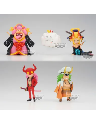 Figura banpresto one piece world collectable 1 unidad aleatoria wanokuni onigashima 1