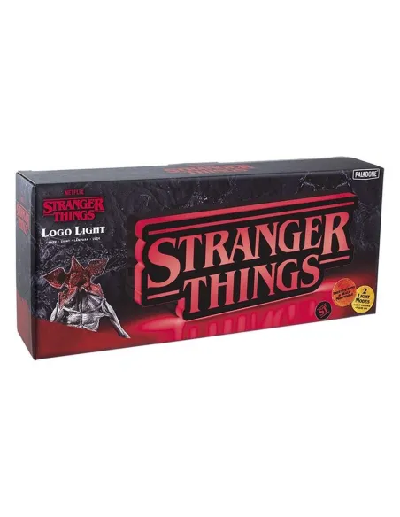 Lampara paladone stranger things shaped logo light