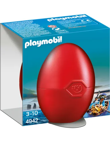 Playmobil huevo pirata con bote