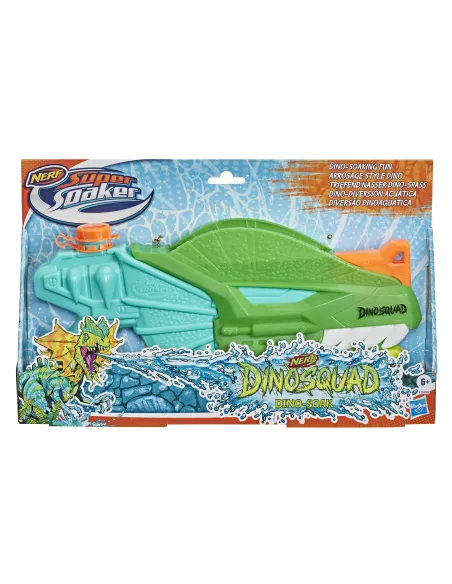 Pistola hasbro nerf super soaker dinosquad dino - soak