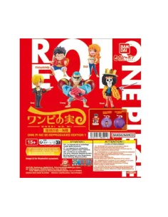 Set gashapon figuras bandai lote 2o articulos one piece no mi reproduced edition