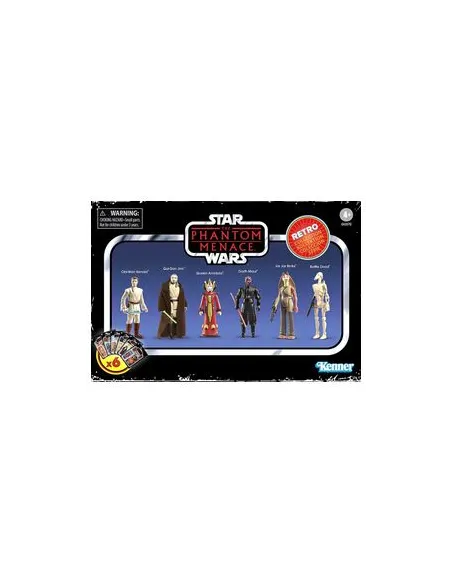 Figuras hasbro star wars phantom menace retro collection