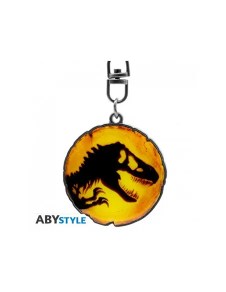 Llavero abystyle jurassic park ambar