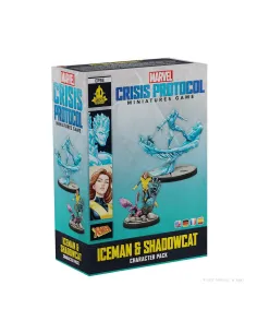 Juego de mesa marvel crisis protocol iceman & shadowcat edad recomendada 14 años