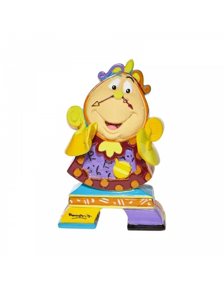 Figura disney enesco la bella y la bestia cogsworth estilo britto Figura disney enesco la bella y la bestia cogsworth estilo britto