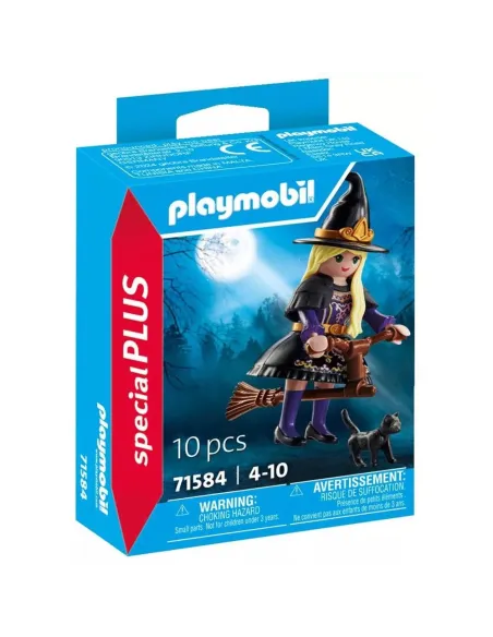 Playmobil bruja con gato