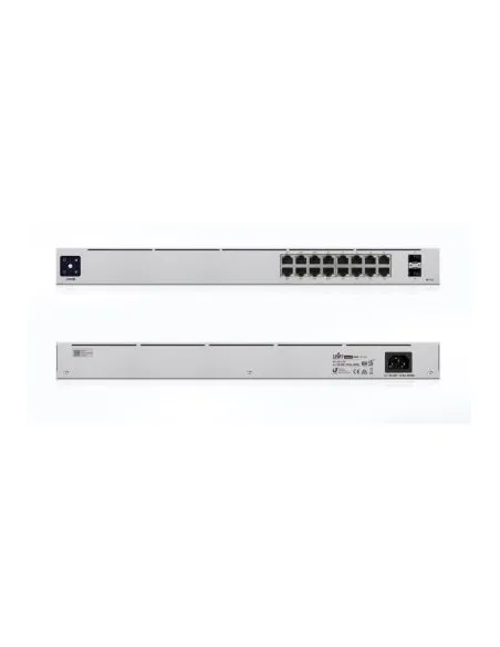 Switch 16 puertos ubiquiti susw - 16 - poe gigabit l2 2ptos sfp poex8 42w