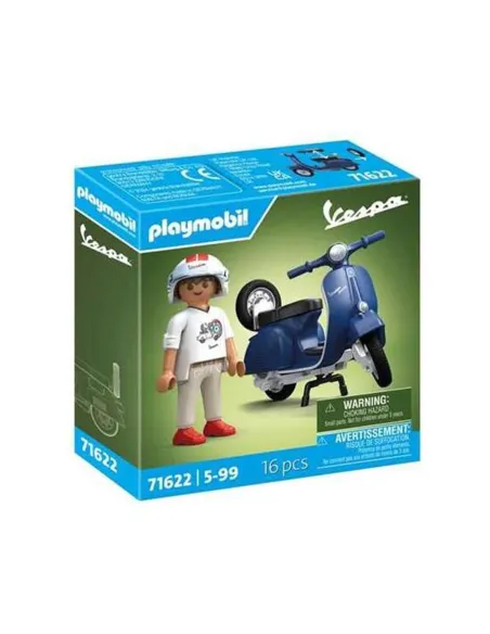 Playmobil vespa 150 sprint veloce azul