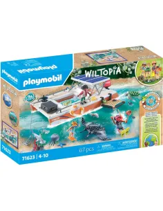 Playmobil plataforma para análisis del arrecife