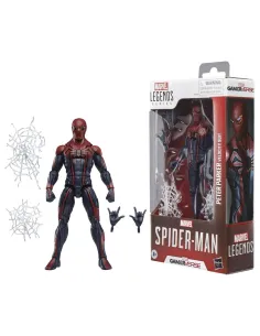 Figura hasbro marvel legends series gamerverse spider - man peter parker velocity suit