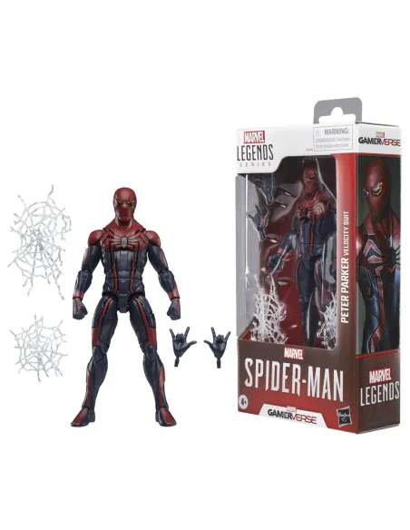 Figura hasbro marvel legends series gamerverse spider - man peter parker velocity suit Figura hasbro marvel legends series gamerverse spider - man peter parker velocity suit