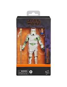 Figura hasbro star wars the black series night trooper (halloween edition)