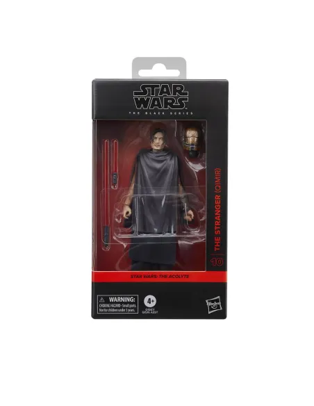 Figura hasbro star wars: the acolyte the black series the stranger (qimir)