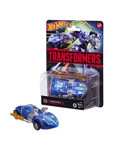 Coche hot wheels transformers twin mill