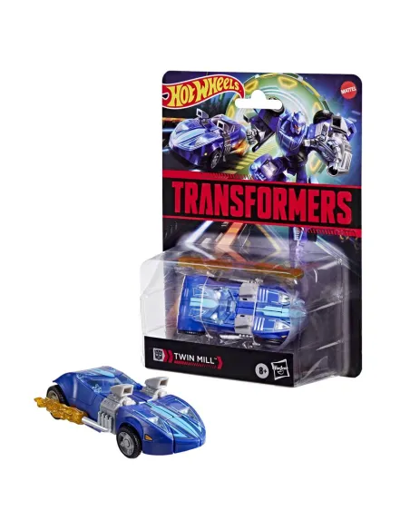 Coche hot wheels transformers twin mill