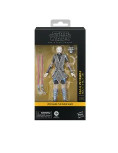 Figura hasbro star wars the black series the clone wars asajj ventress (bounty hunter)