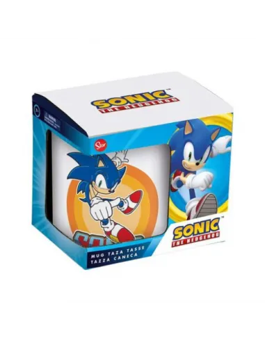 TAZA EN CAJA REGALO SONIC JAPÓN 325 ML STOR 8461