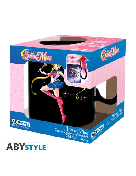 Taza termica abystyle sailor moon sailor & chibi