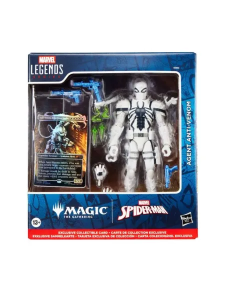 Figura hasbro marvel legends series magic the gathering agent anti - venom