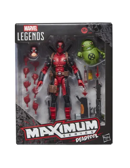 Figura hasbro marvel legends maximum series deadpool