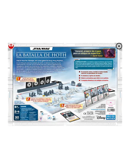 Juego de mesa star wars: la batala de hoth
