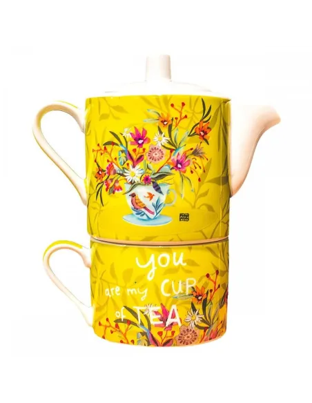 Tetera y taza enesco