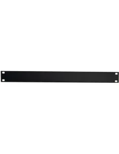 Panel solido wp 1u metalico negro