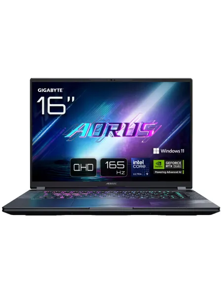 GIGABYTE AORUS ELITE 16 BWH Portátil Gaming - 16,0“, 165Hz WQXGA, Intel Ultra 9 275HX, NVIDIA RTX 5070, 32GB DDR5 5600MHz, 1TB