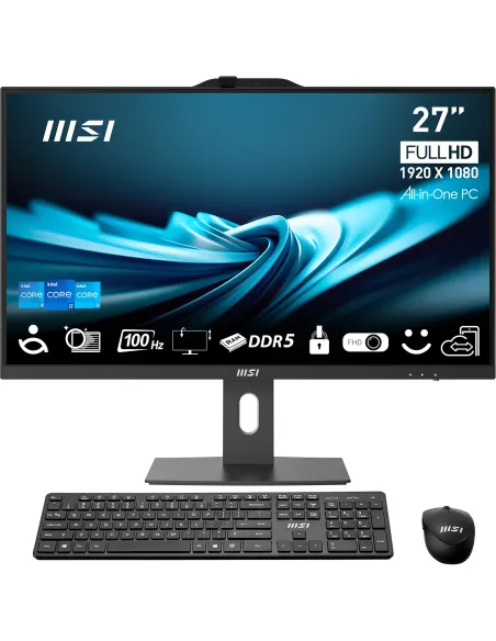 MSI Pro AP272P 14M-484ES All-in-One PC Intel® Core™ i5 i5-14400 68,6 cm (27") 1920 x 1080 Pixeles PC todo en uno 16 GB