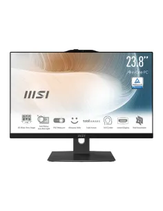 MSI Modern AM242P 12M Intel® Core™ i5 i5-1235U 60,5 cm (23.8") 1920 x 1080 Pixeles PC todo en uno 16 GB DDR4-SDRAM 512 GB SSD