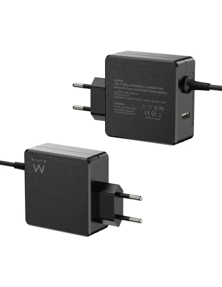 Ewent EW3978 cargador de dispositivo móvil Portátil Negro Corriente alterna Carga rápida Interior Ewent EW3978 cargador de dispositivo móvil Portátil Negro Corriente alterna Carga rápida Interior