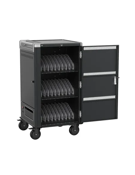 Ewent EW1700 carrito y armario de dispositivo portátil Carro de gestión y carga para dispositivos portátiles Negro, Gris Ewent EW1700 carrito y armario de dispositivo portátil Carro de gestión y carga para dispositivos portátiles Negro, Gris