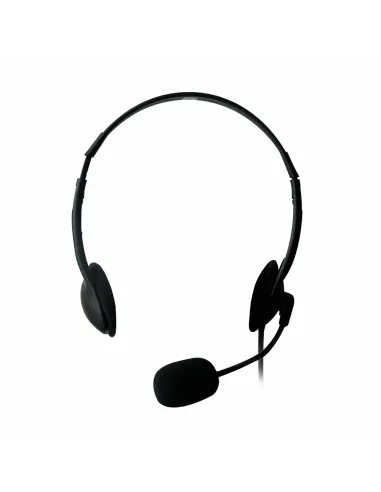 Ewent EW3563 auricular y casco Auriculares Alámbrico Diadema Llamadas Música Negro
