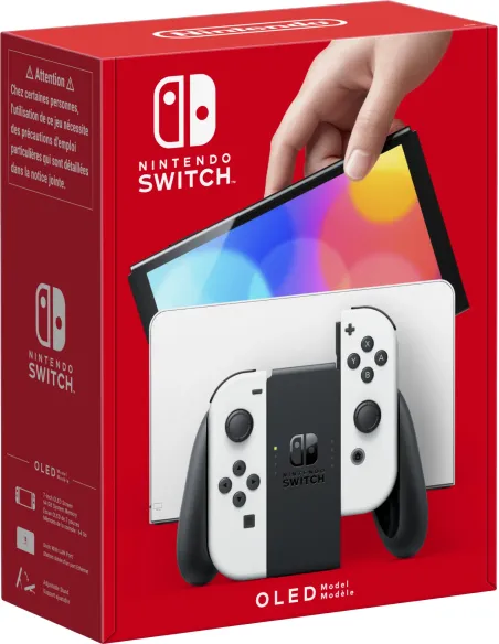 Nintendo Switch OLED videoconsola portátil 17,8 cm (7") 64 GB Pantalla táctil Wifi Blanco