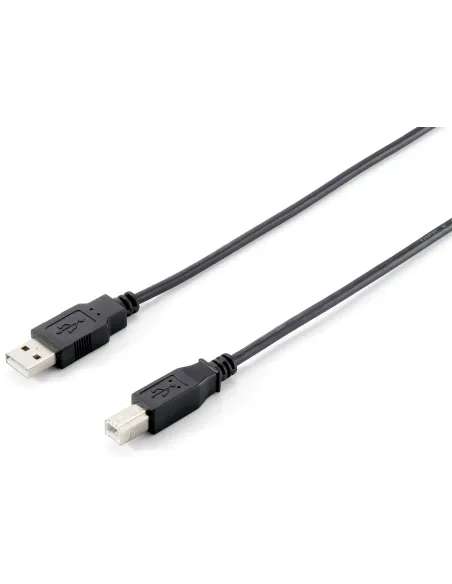 Equip 128860 Cable USB 2.0 Tipo A a Tipo B, 1,8 m , Negro