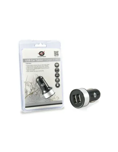 Conceptronic CUSBCAR2A cargador de dispositivo móvil Tableta Plata Encendedor de cigarrillos Auto