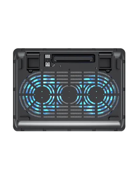 Conceptronic CNBCOOLPAD2F almohadilla fría 39,6 cm (15.6") 1000 RPM Negro